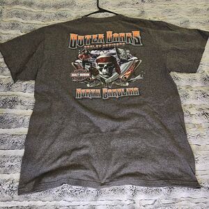 Harley-davidson Men's Grey T-shirt